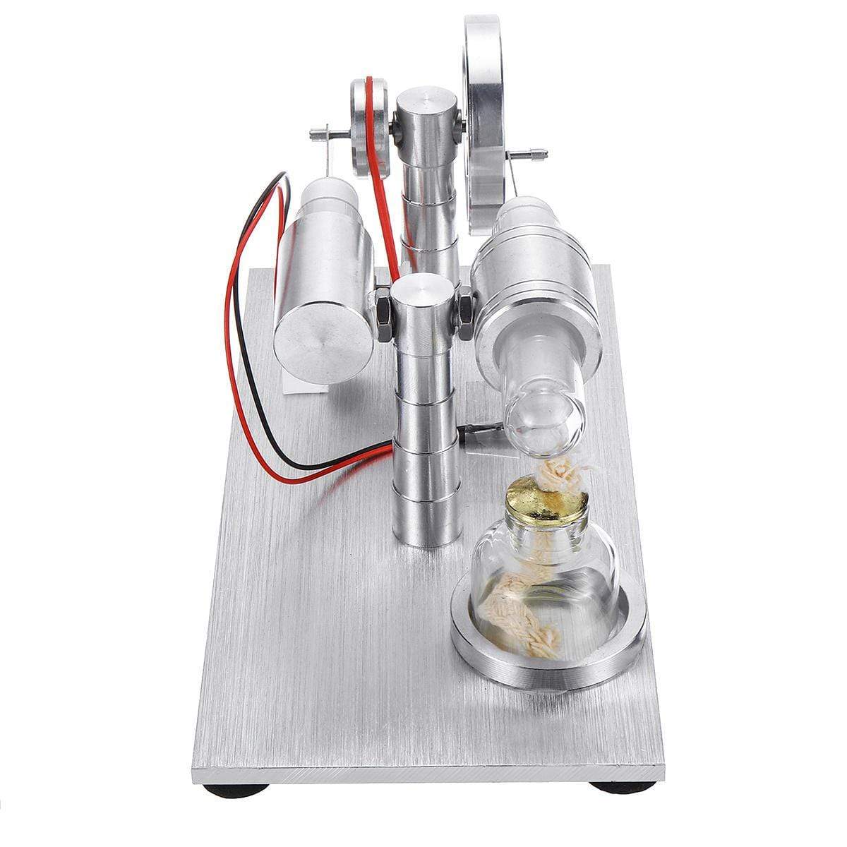 Stirling Engine Kit Motor Model Electricity Power Generator with LED Physics Educational Toys - stirlingkit