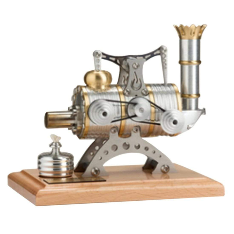 Stirling Engine Kit Turning Machine High-end Precision All-metal Linkage Assembled Movable Metal Mechanical Engine Toy - stirlingkit