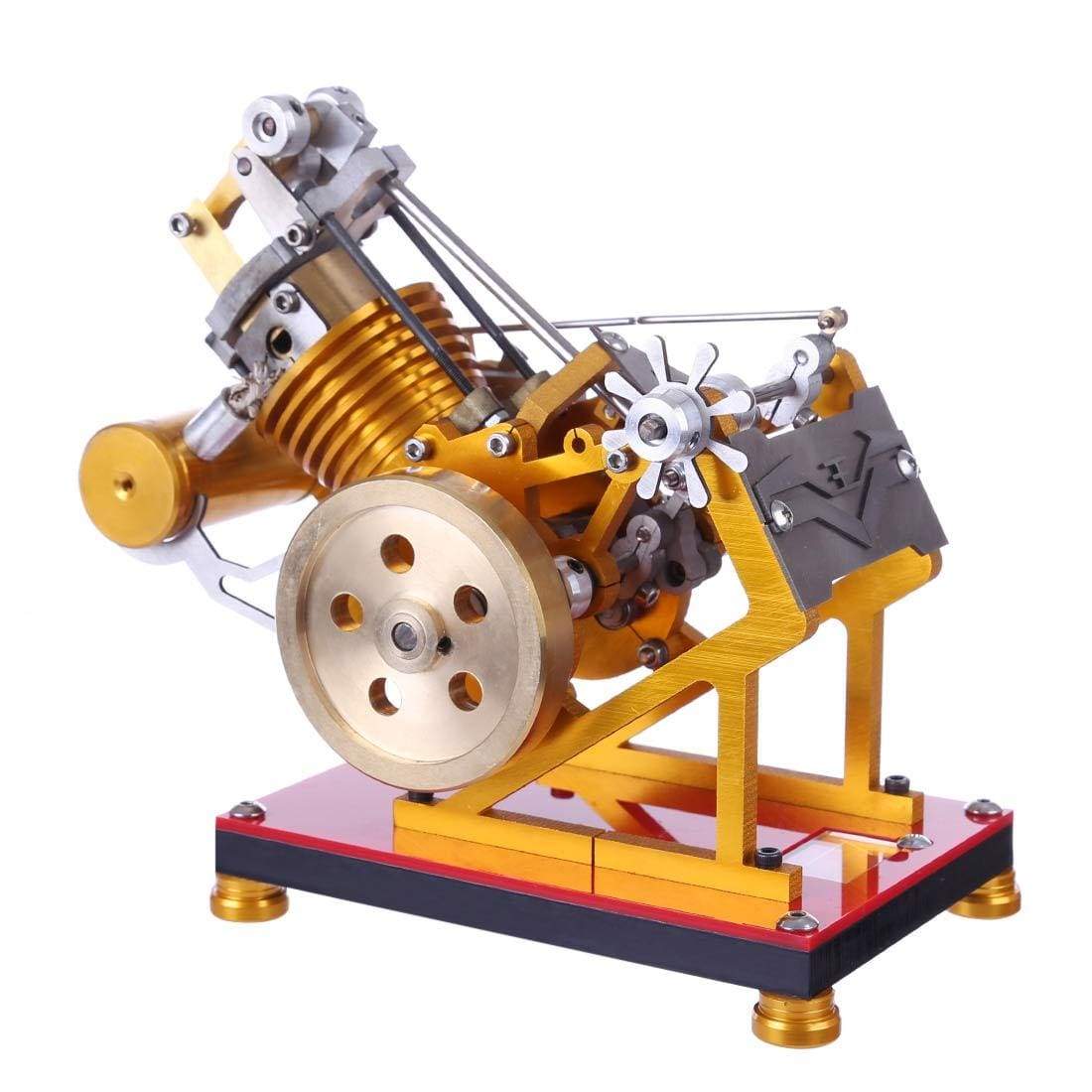 Flame Flicker Stirling Engine Kit V1-45 Engine Model Educational Collection Gift - stirlingkit