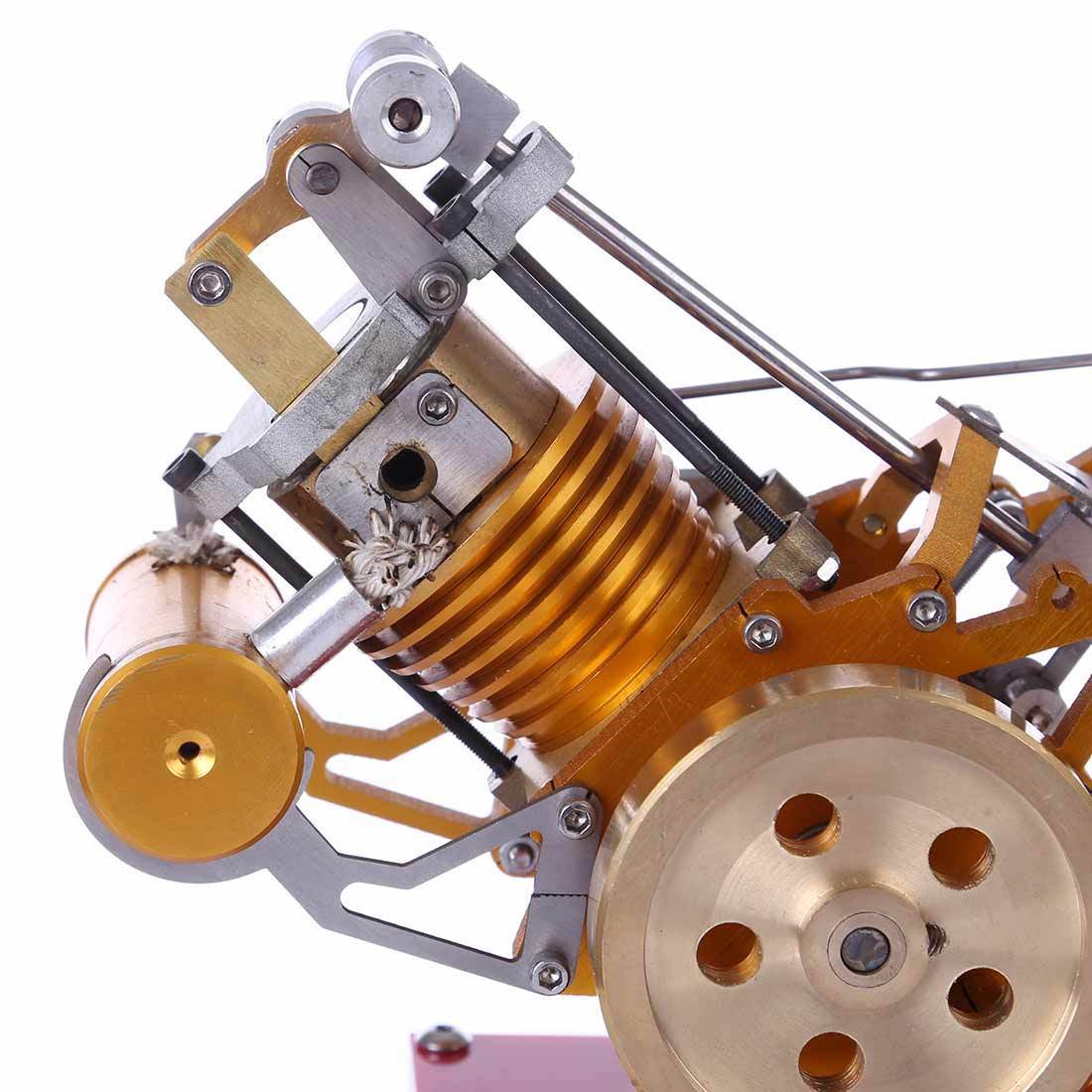 Flame Flicker Stirling Engine Kit V1-45 Engine Model Educational Collection Gift - stirlingkit