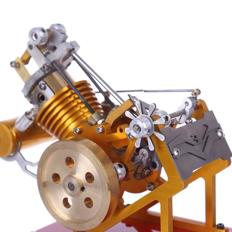 Flame Flicker Stirling Engine Kit V1-45 Engine Model Educational Collection Gift - stirlingkit