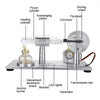 Stirling Engine Model External Combustion Model Toy With LED Light - stirlingkit