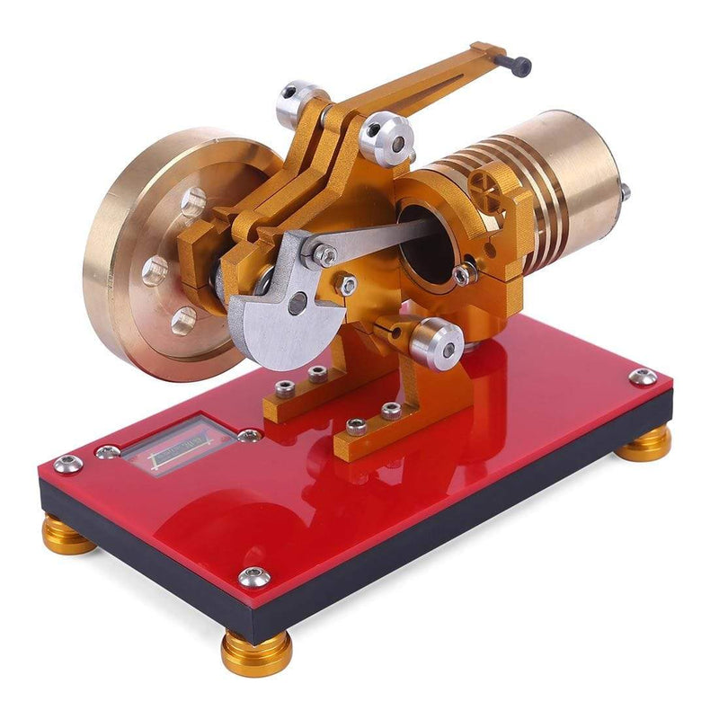 Stirling Engine Model Kit Aluminum Alloy Anodized Flame Engine Professional Heat Energy Engine - stirlingkit