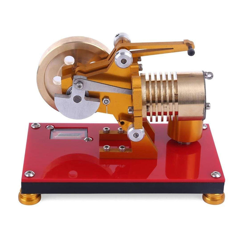 Stirling Engine Model Kit Aluminum Alloy Anodized Flame Engine Professional Heat Energy Engine - stirlingkit