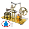 Stirling Engine Model Kit Single Cylinder Balance Science Experiment Kit with All-metal Base - stirlingkit
