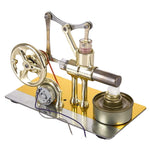 Stirling Engine Model Kit Single Cylinder Balance Science Experiment Kit with All-metal Base - stirlingkit