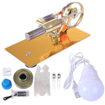 Stirling Engine Model Physical Motor Power Generator External Combustion Educational Toy - stirlingkit