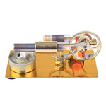 Stirling Engine Model Physical Motor Power Generator External Combustion Educational Toy - stirlingkit