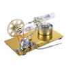 Stirling Engine Set Model Single Cylinder Science Experiment Kit with All-metal Base - stirlingkit