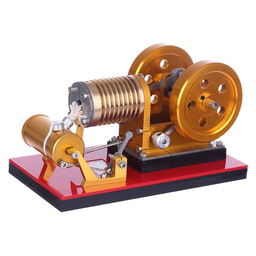Stirling Engine Kit Suction Fire Type High-end Professional Edition Pure Copper Air Cylinder Heat Energy Model Physics Science Experiment Toy - stirlingkit