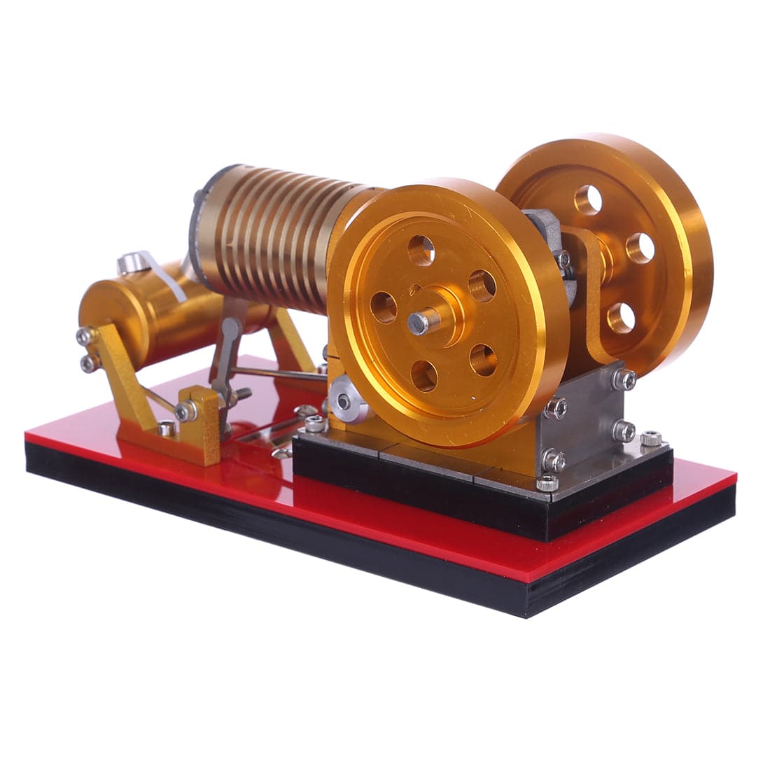Stirling Engine Kit Suction Fire Type High-end Professional Edition Pure Copper Air Cylinder Heat Energy Model Physics Science Experiment Toy - stirlingkit