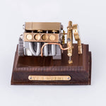 V8 Engine Model Pocket Size Miniature Toy Handmade Craft DIY KIT for Collection - stirlingkit