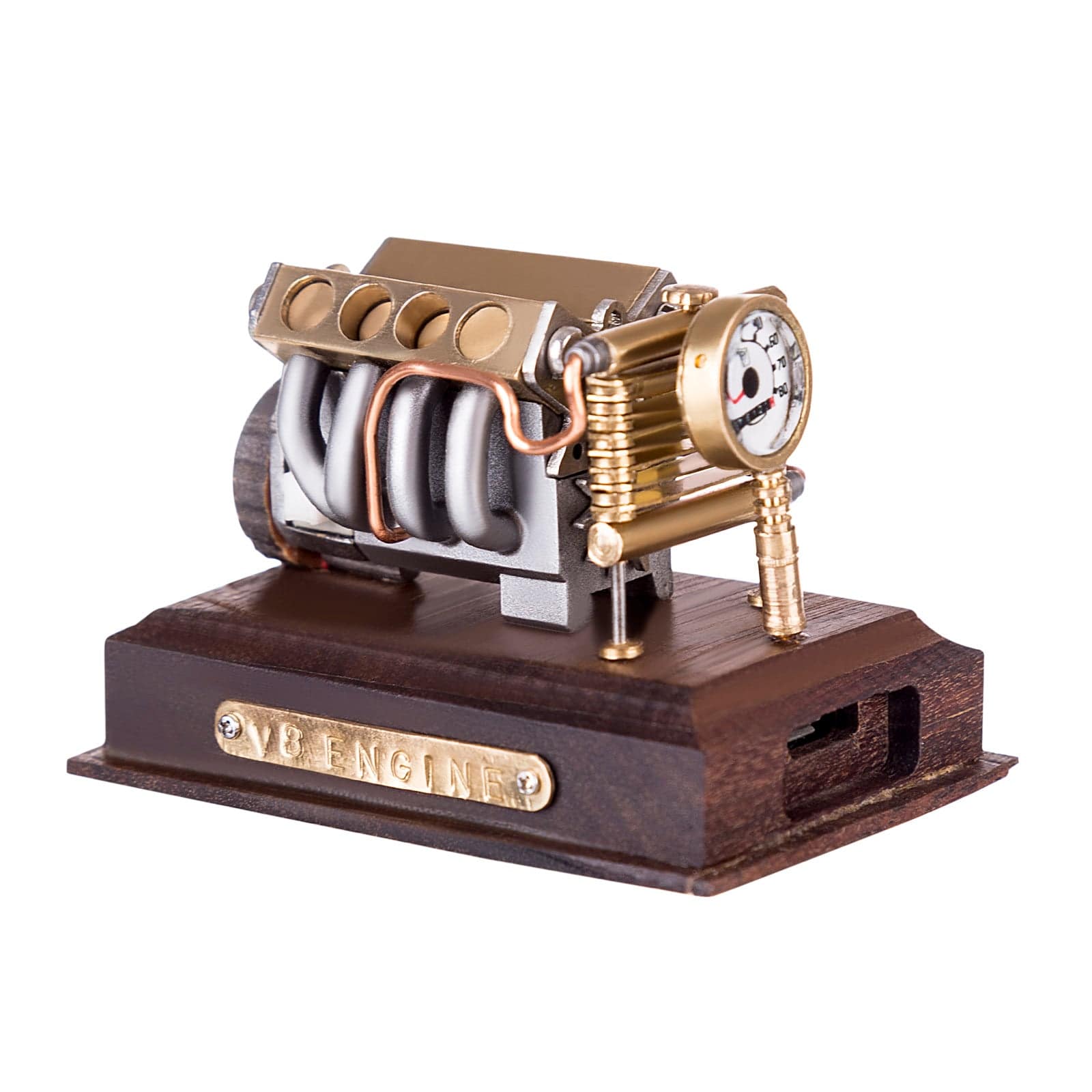 V8 Engine Model Pocket Size Miniature Toy Handmade Craft DIY KIT for ...