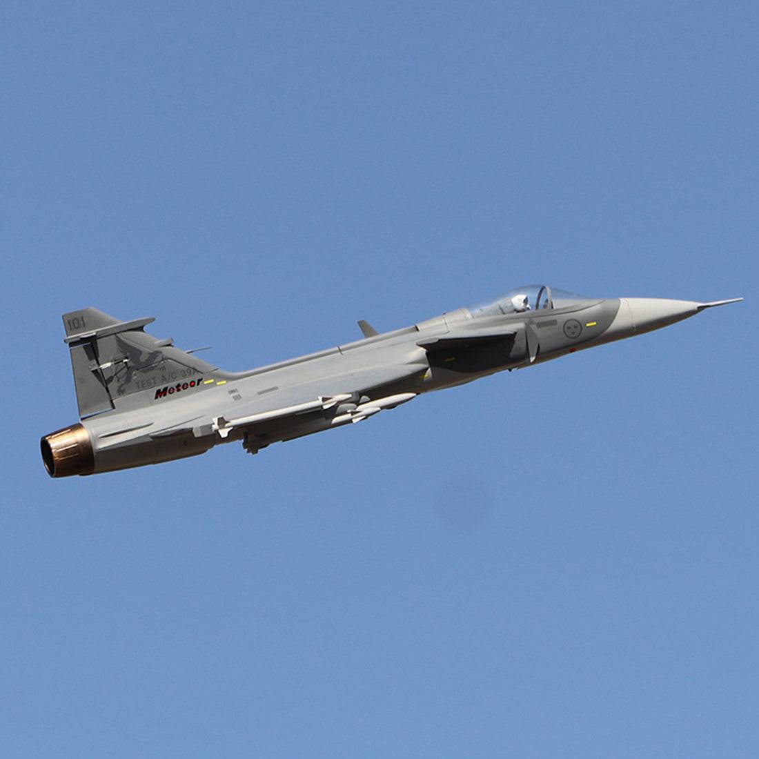 Swedish JAS-39 Griffin EPO Bypass RC Airplane Aircraft Fighter 765mm Wingspan (PNP ARF)  Grey - stirlingkit