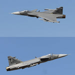 Swedish JAS-39 Griffin EPO Bypass RC Airplane Aircraft Fighter 765mm Wingspan (PNP ARF)  Grey - stirlingkit