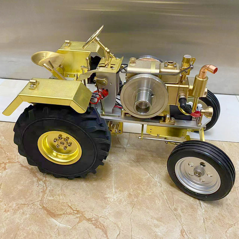 T12 Gas-Powered Scale Utility Tractor Model with Single Cylinder Engine - stirlingkit