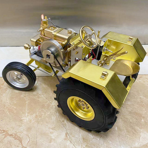 T12 Gas-Powered Scale Utility Tractor Model with Single Cylinder Engine - stirlingkit