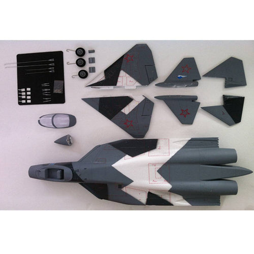 T50 EPO EDF Fighter Jet Hand Throwing RC Aircraft Airplane PNP - Grey - stirlingkit