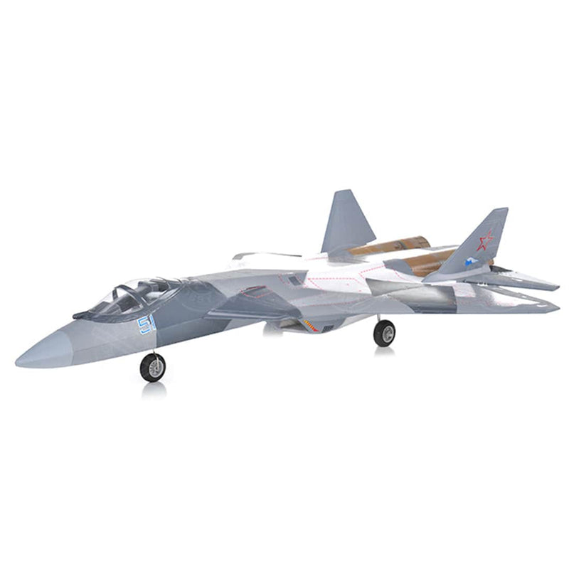 T50 EPO EDF Fighter Jet Hand Throwing RC Aircraft Airplane PNP - Grey - stirlingkit