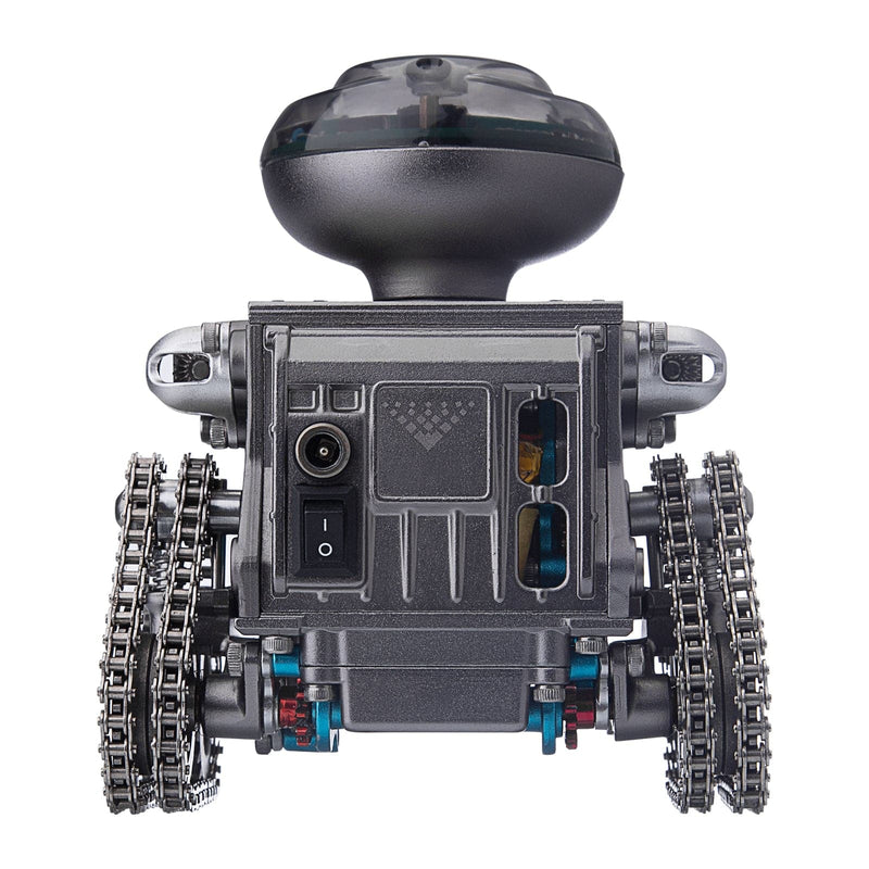 TECHING 160PCS Metal Remote Control Tank Robot Building Kits Bluetooth Speaker DM518 - stirlingkit