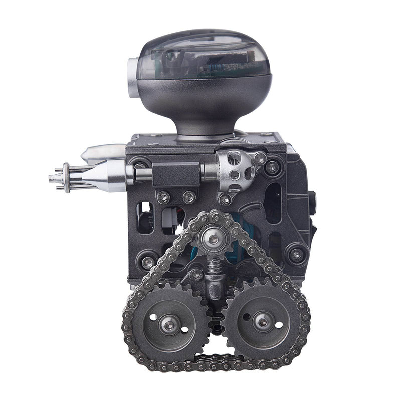 TECHING 160PCS Metal Remote Control Tank Robot Building Kits Bluetooth Speaker DM518 - stirlingkit
