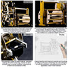 Teching 202Pcs Electric Waterwheel Model 3D Metal Assembly Kit DM606 - stirlingkit