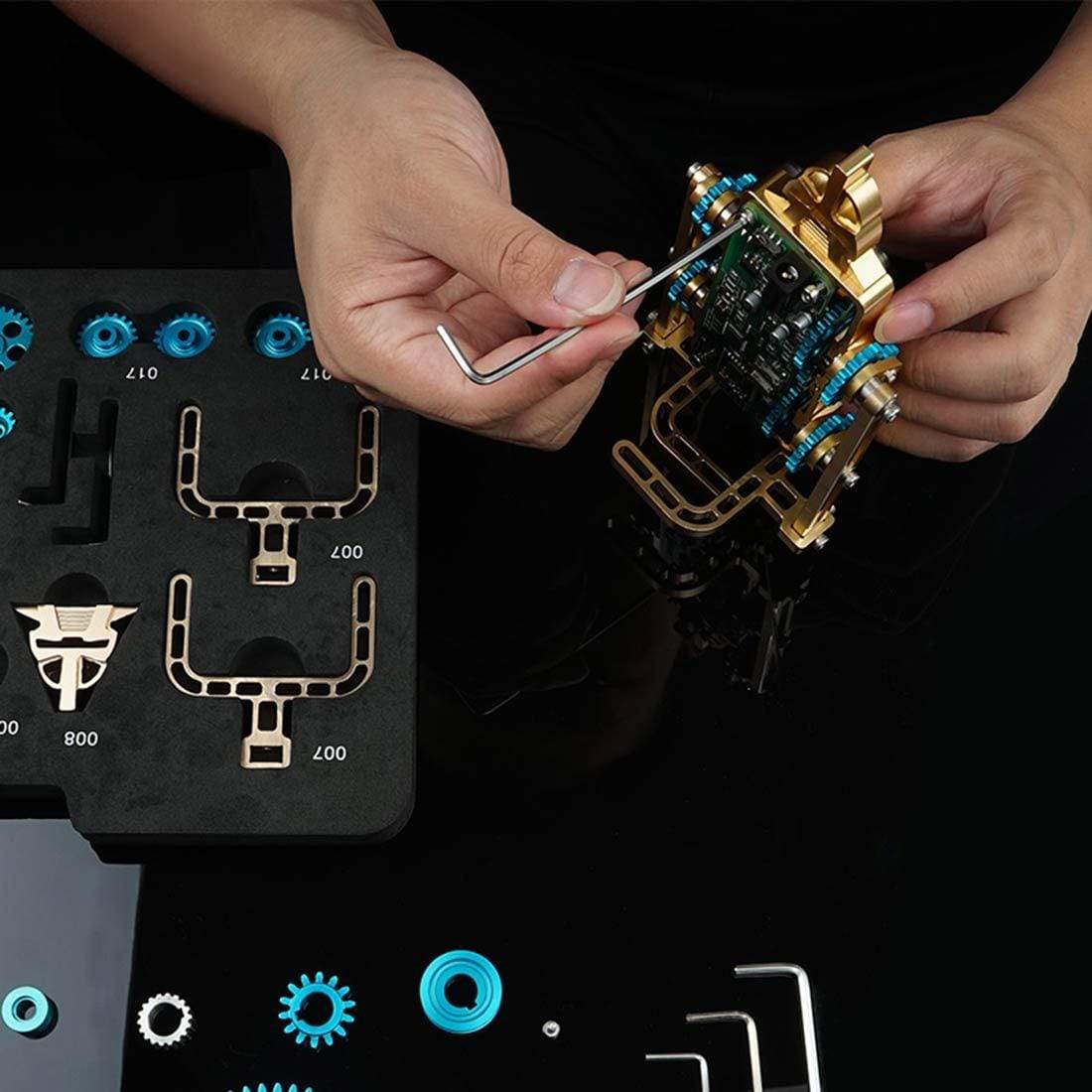 Teching All-Metal Stirling Engine DIY Model Collection Gift Developmental Science Toy - stirlingkit