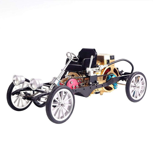 Teching Car Model Single Cylinder Engine Aluminum Alloy Model Gift Collection Toys - stirlingkit