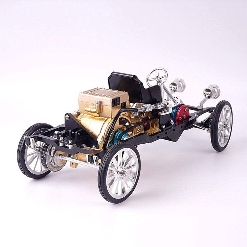 Teching Car Model Single Cylinder Engine Aluminum Alloy Model Gift Collection Toys - stirlingkit