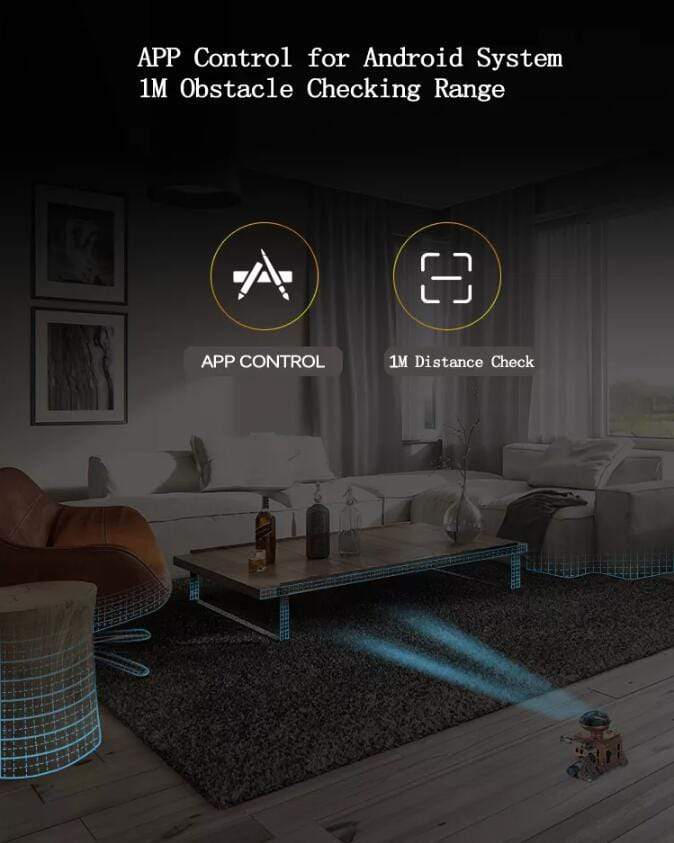 TECHING DIY Traiblazers 1 Self-assembled APP Control Smart Delicate Robot for Android System - stirlingkit