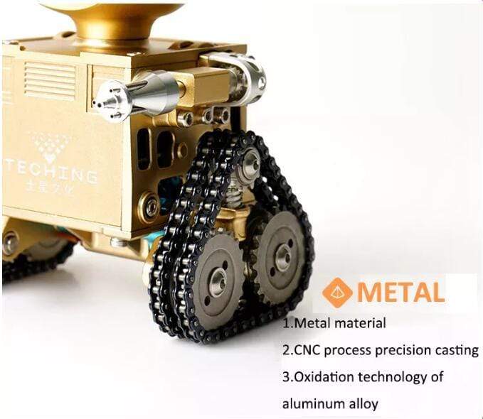 TECHING DIY Traiblazers 1 Self-assembled APP Control Smart Delicate Robot for Android System - stirlingkit