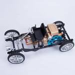 Teching Single Cylinder Steam Car Assembled Model Building Kits Used Engine - stirlingkit