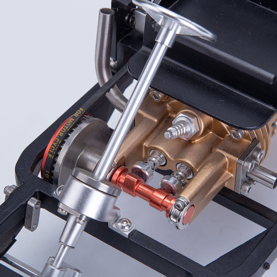 Teching Single Cylinder Steam Car Assembled Model Building Kits Used Engine - stirlingkit