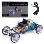 Teching Single Cylinder Steam Car Assembled Model Building Kits Used Engine - stirlingkit