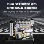 TECHING Workable Mini Diesel Engine Metal Model Kits DIY OHV 4-cylinder Engine Pre-order - stirlingkit