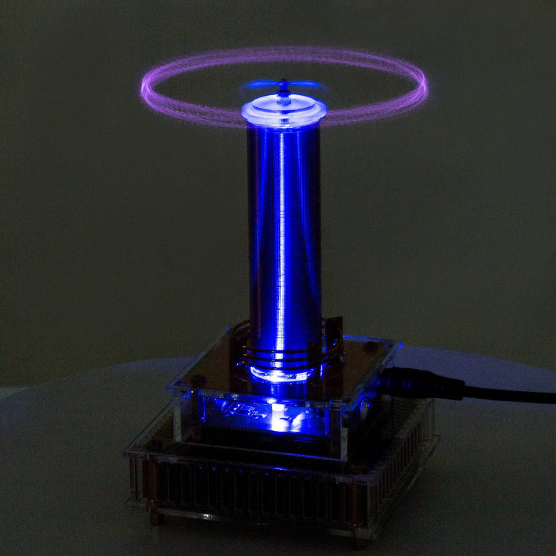 Tesla Coil Plasma Motor Horn Musical Electronic Experiments Toys Standard Version- US Plug - stirlingkit