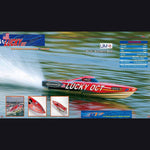 TFL 1126  Lucky OCT Patron Saint Fiberglass Outerlimits Racing Boat ARTR - stirlingkit