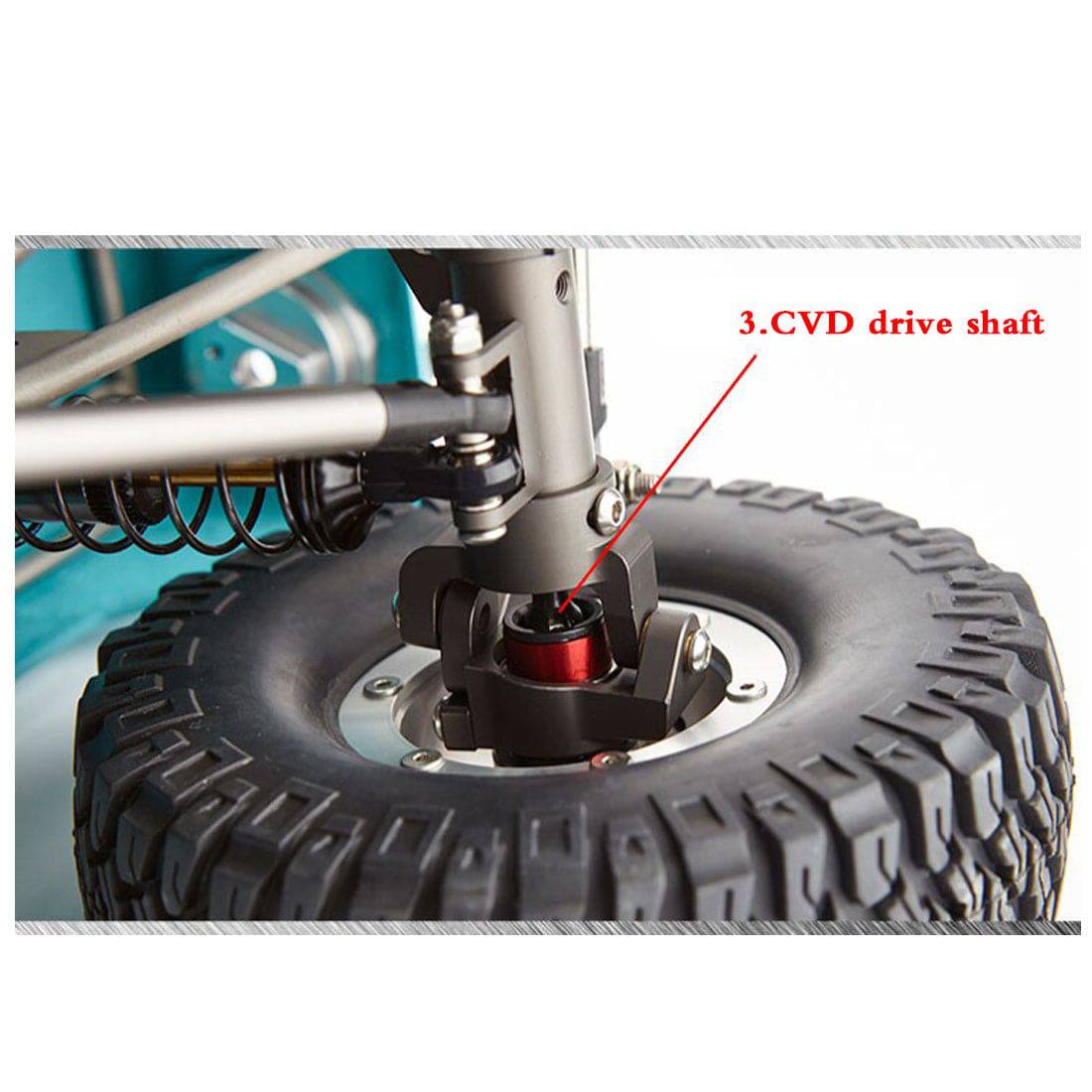 Metall-Lenkrad für 1:10 TFL C1508 Crawler Chassis RC Modellauto Metall-Lenkrad für 1:10 TFL C1508 Crawler Chassis RC Modellauto