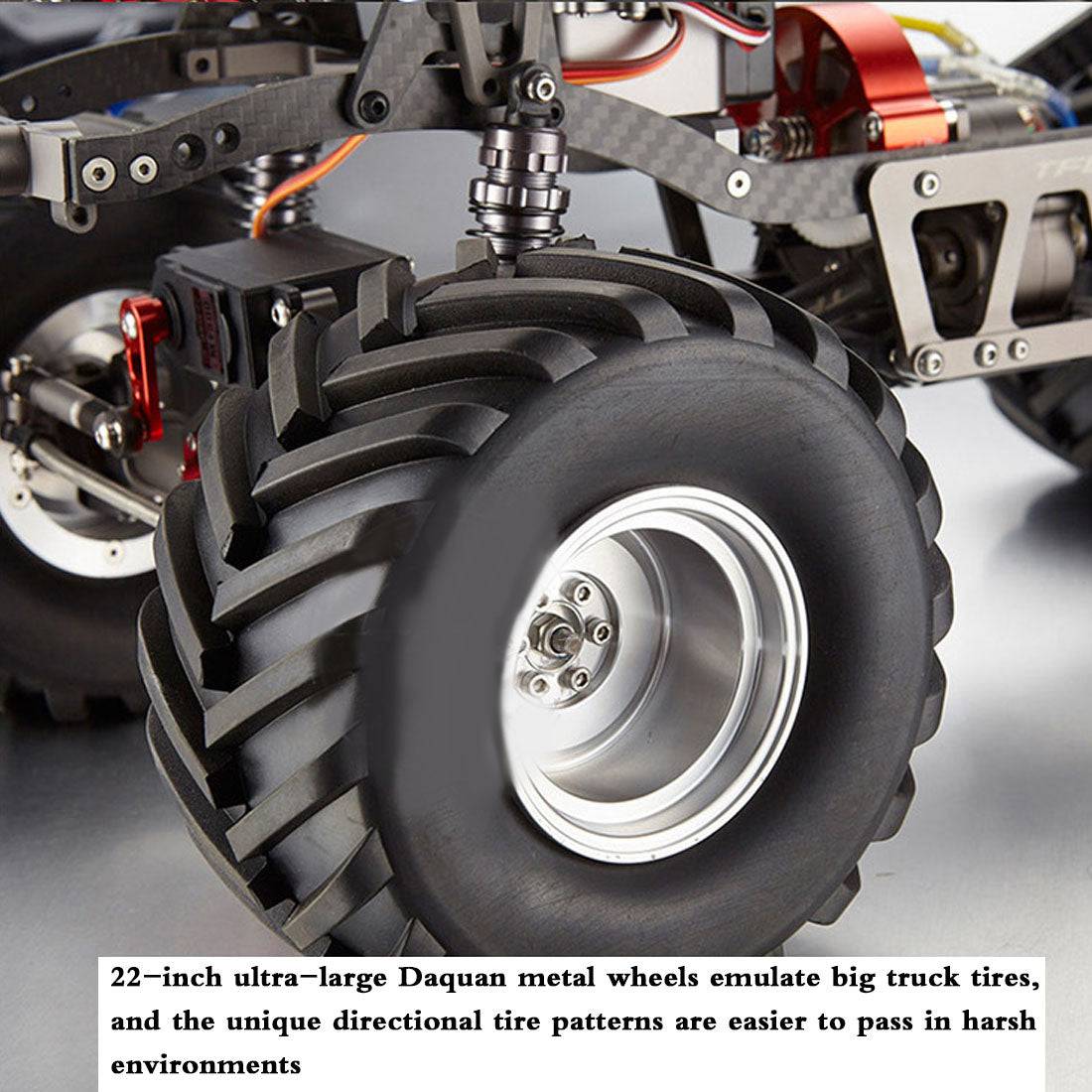 TFL C1610 1/10 4WD Simulation Big Foot RC Electric Monster Truck - stirlingkit
