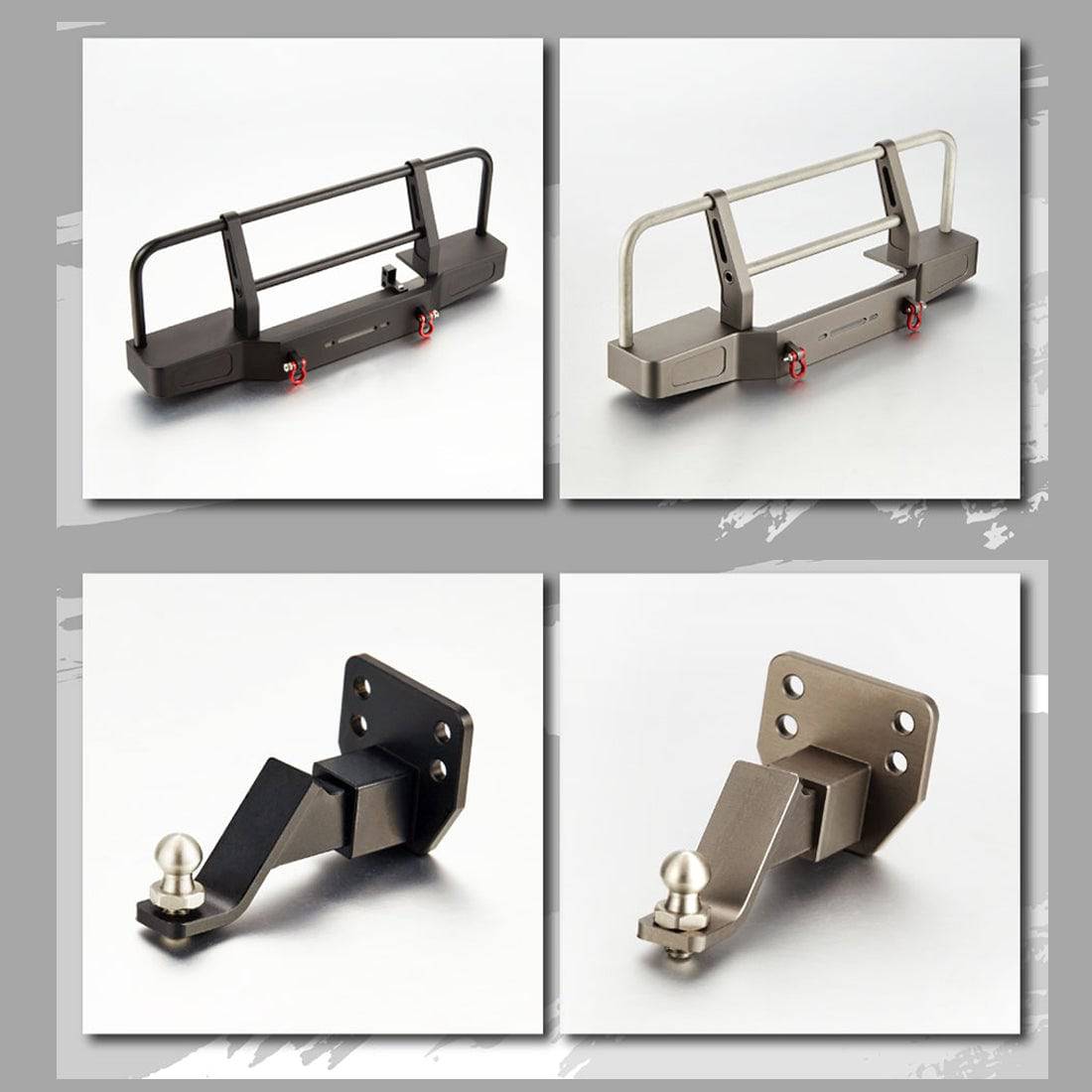 TFL C1704 Unpainted 1/10 Metal Climbing Car Frame with Car Shell KIT Version - stirlingkit