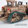 THE LINK×HUINA 1/16 2.4GHz 9CH RC US Army Armored Engineering Bulldozer Model D9R - stirlingkit