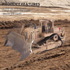 THE LINK×HUINA 1/16 2.4GHz 9CH RC US Army Armored Engineering Bulldozer Model D9R - stirlingkit