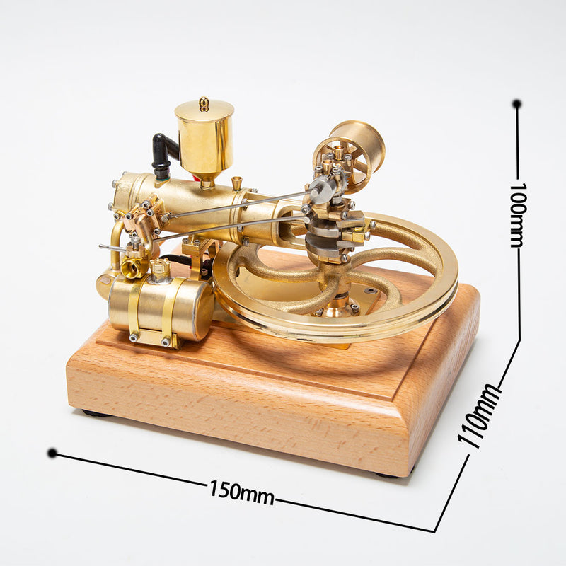 Three Wheeler Scale Horizontal Engine Model R18 Single Cylinder Four-stroke 1.9CC - stirlingkit