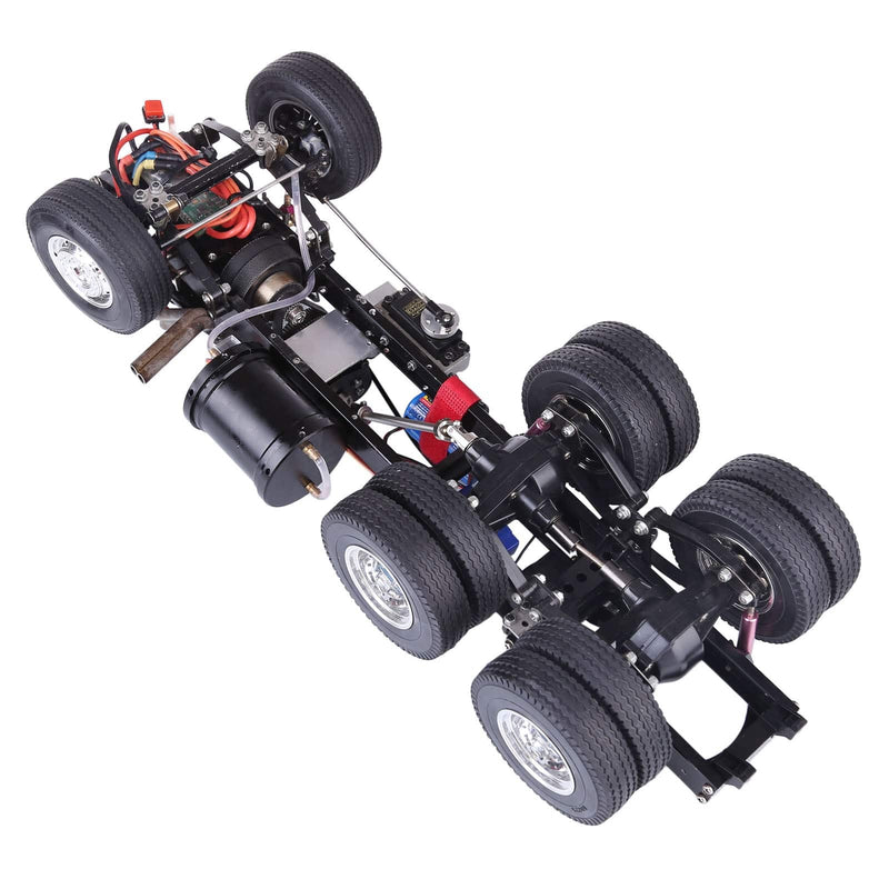 TOYAN FS-L200 Modified 1/14 Gas Powered 6×4 3-axle RC Tractor Truck Frame Assembly Kit Pre-order - stirlingkit
