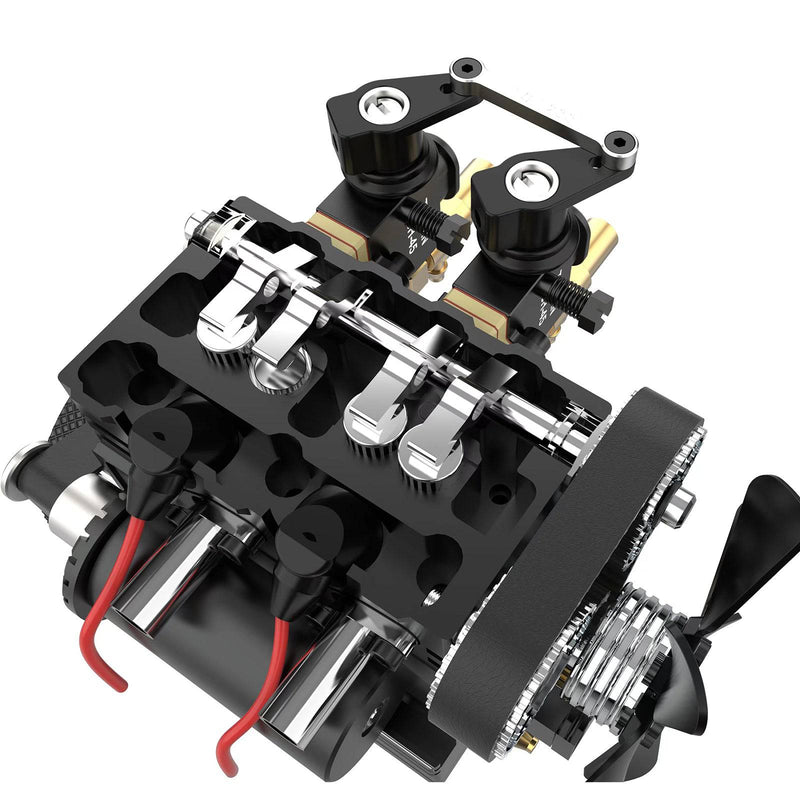 TOYAN FS-L200W 4 Stroke 2 Cylinder DIY Build RC Car Engine Kit That Runs - stirlingkit