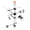 Toyan FS-S100AC DIY Four Stroke Methanol RC Engine with Start Bracket Base For RC Car Boat Plane - stirlingkit