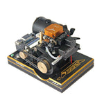 TOYAN Modified One-button Start Single Cylinder 4-stroke Methanol Engine 12V Generator Model - stirlingkit