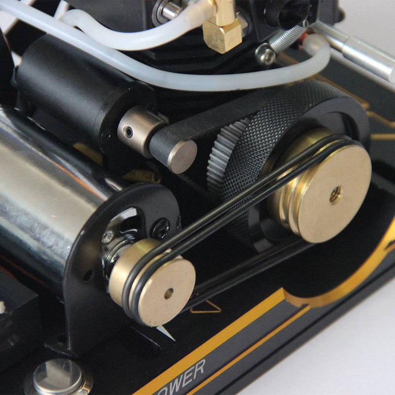 TOYAN Modified One-button Start Single Cylinder 4-stroke Methanol Engine 12V Generator Model - stirlingkit