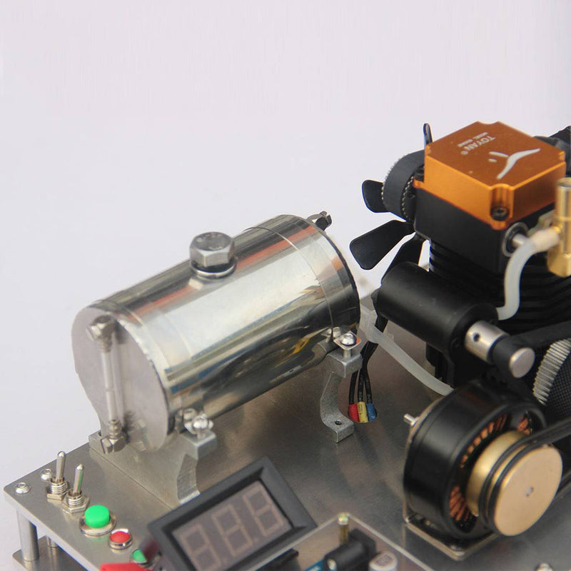 TOYAN One Key Electric Start Single Cylinder 4 Stroke Methanol Engine Generator Modified Set - stirlingkit