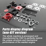 Toyan RS-S100 Single Rotor Rotary Engine Model  with Starter Kit Base Full Set One Key Start - stirlingkit